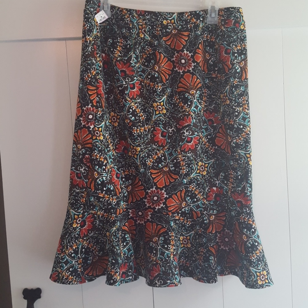 Fall flared skirt